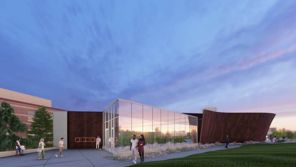 Rendering of the Jim Crow Museum's future facility on the campus of Ferris State University