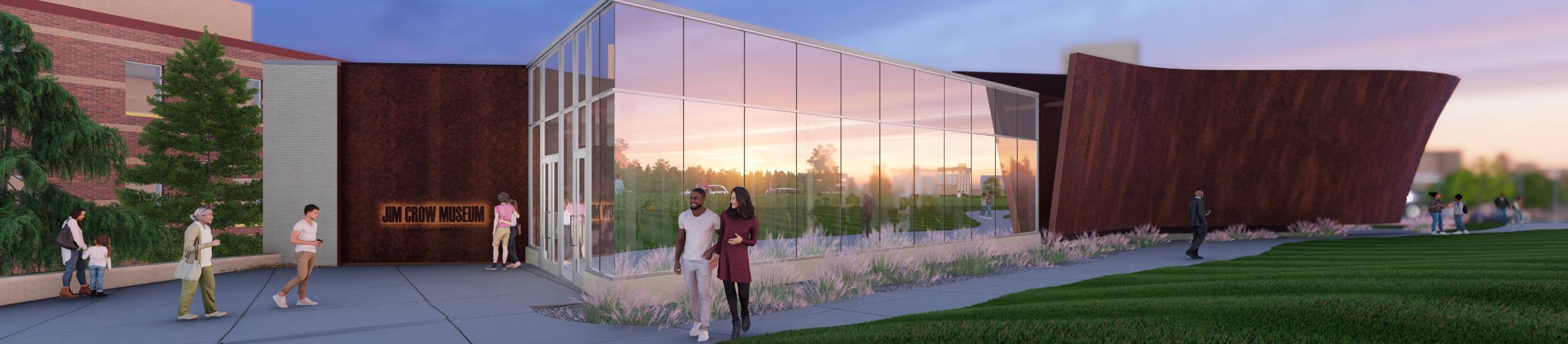 Conceptual rendering of the new Jim Crow Museum