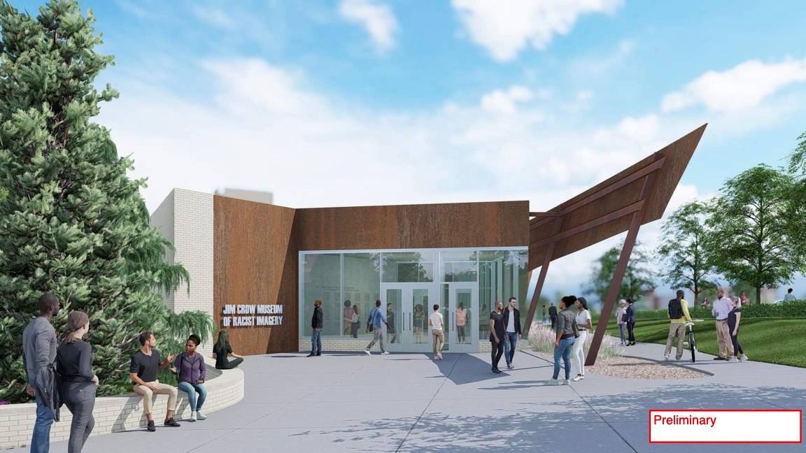Conceptual rendering of the new Jim Crow Museum