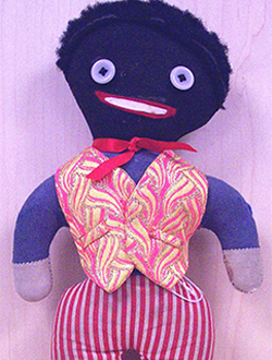 Golliwog stuffed doll