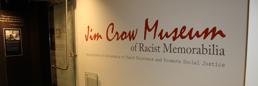 Jim Crow Museum entrance