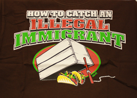 Illegal immigrant T shirt