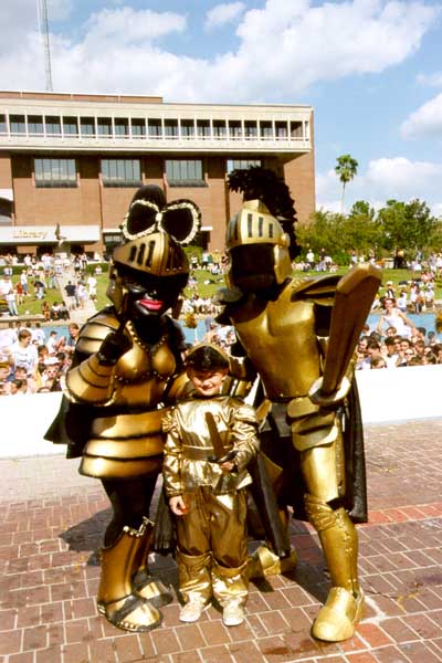 UCF Knightro and Glycerin