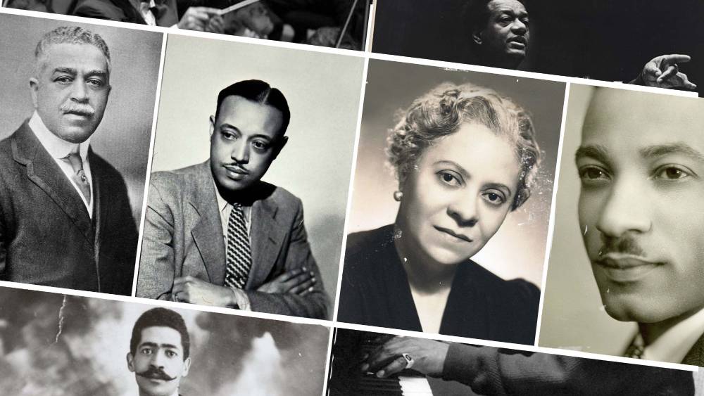 Collage of Black composers