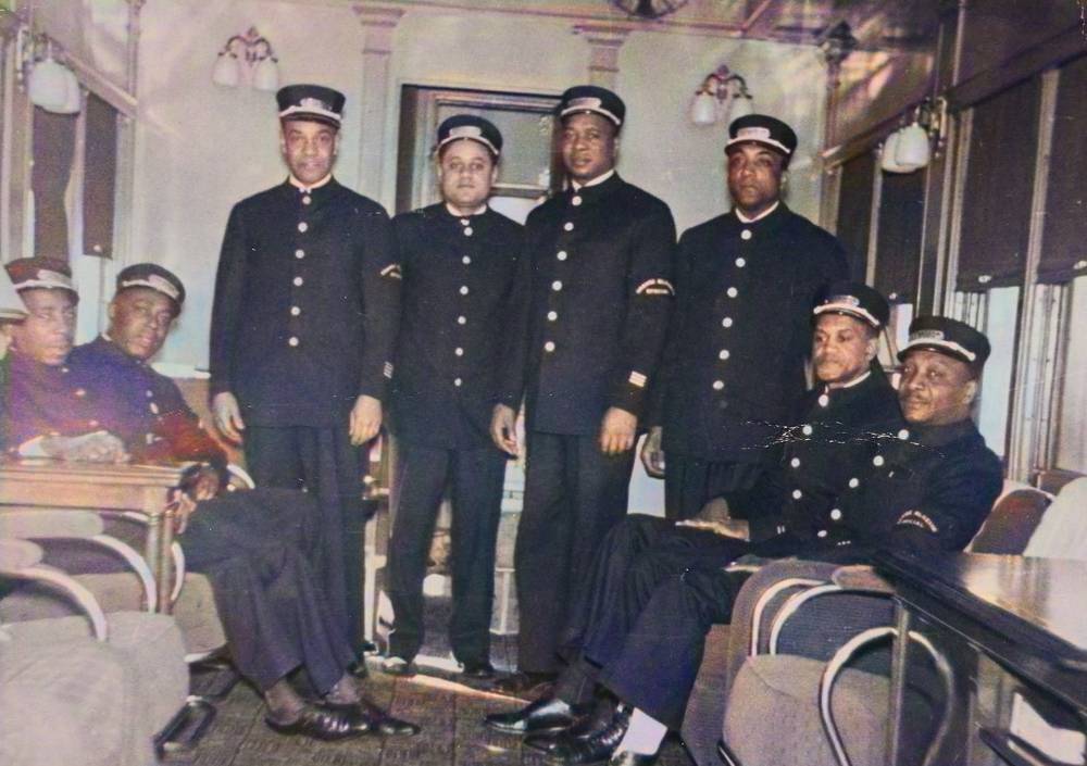 Pullman Porters colorized
