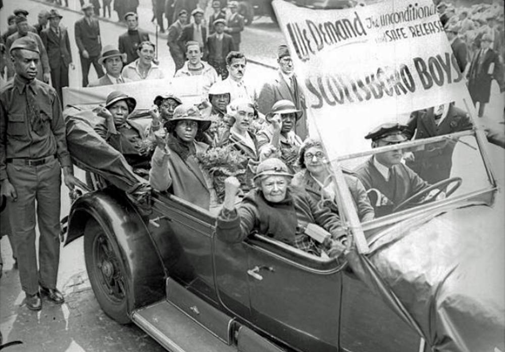 MOTHERS OF THE SCOTTSBORO BOYS PROTEST FOR JUSTICE, 1934 